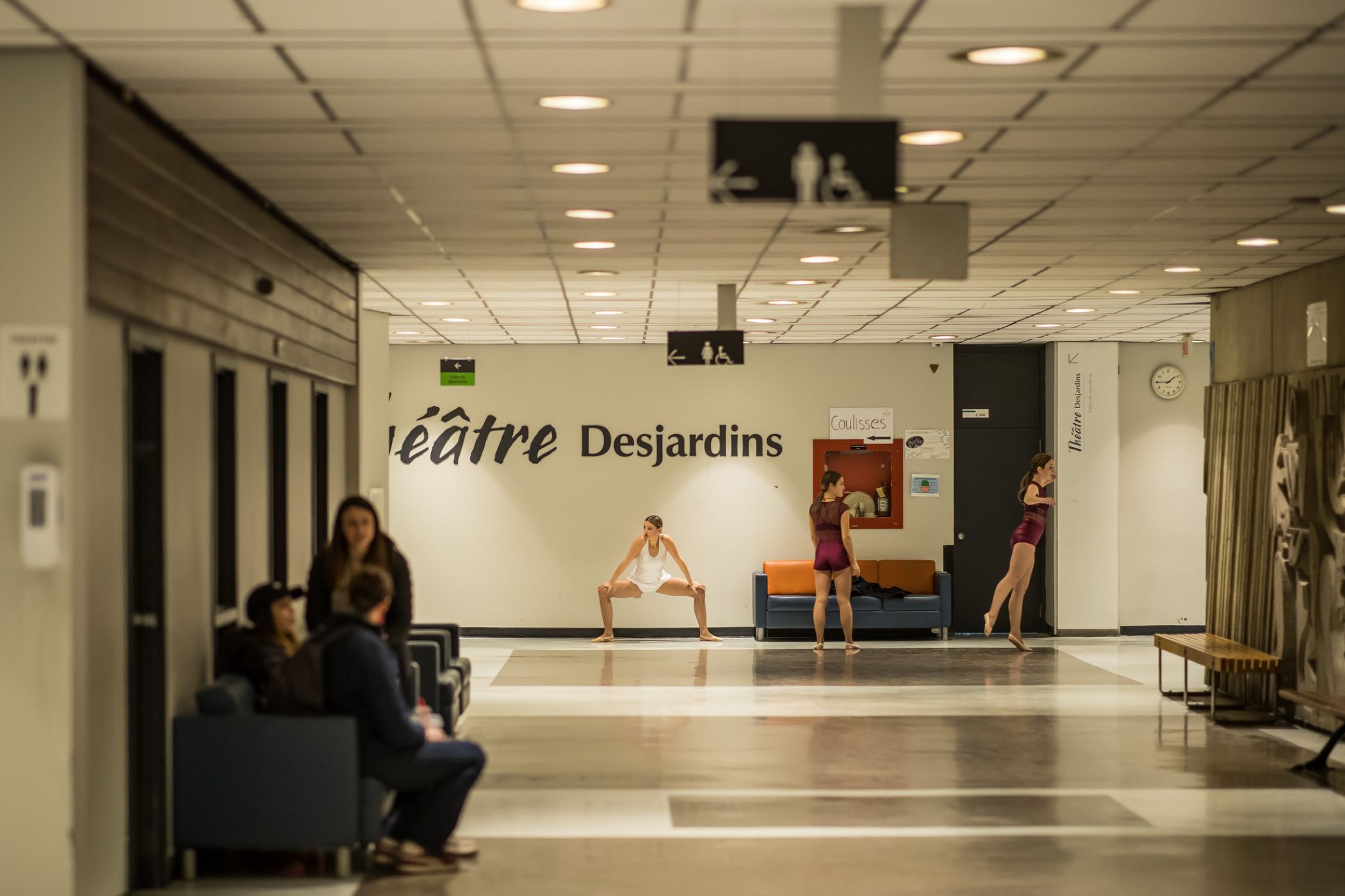 Réchauffement dans les couloirs.