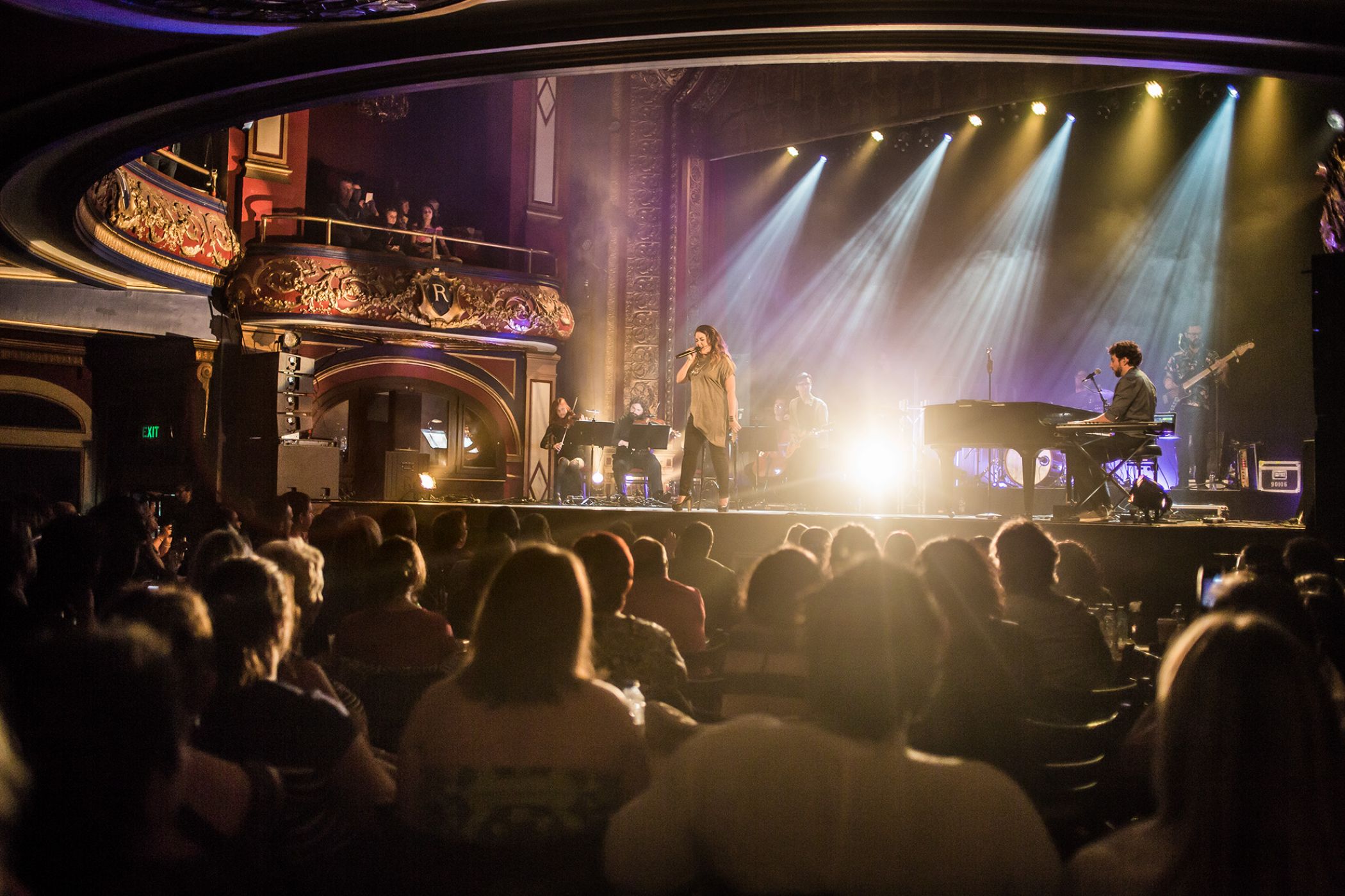 Lors de son lancement d'album au théâtre Rialto à Montréal