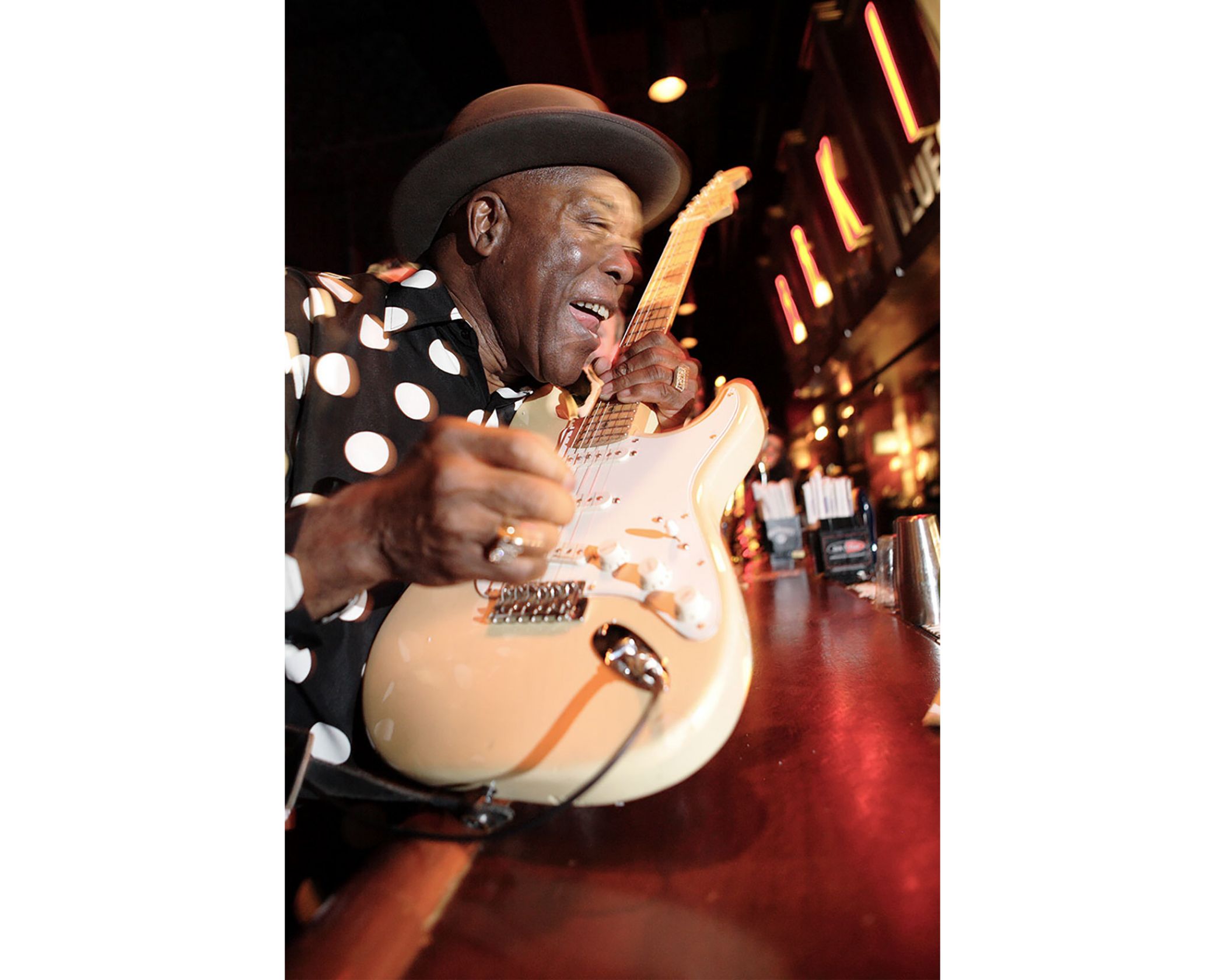 lors d'un concert à New York